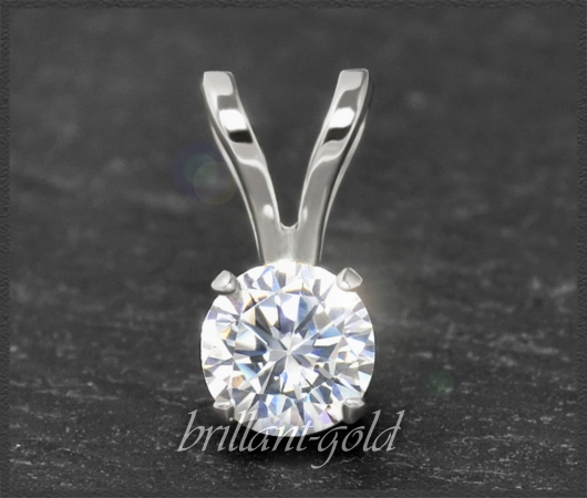 Brillant Gleiter Anhänger 585 Gold; 0,70ct River